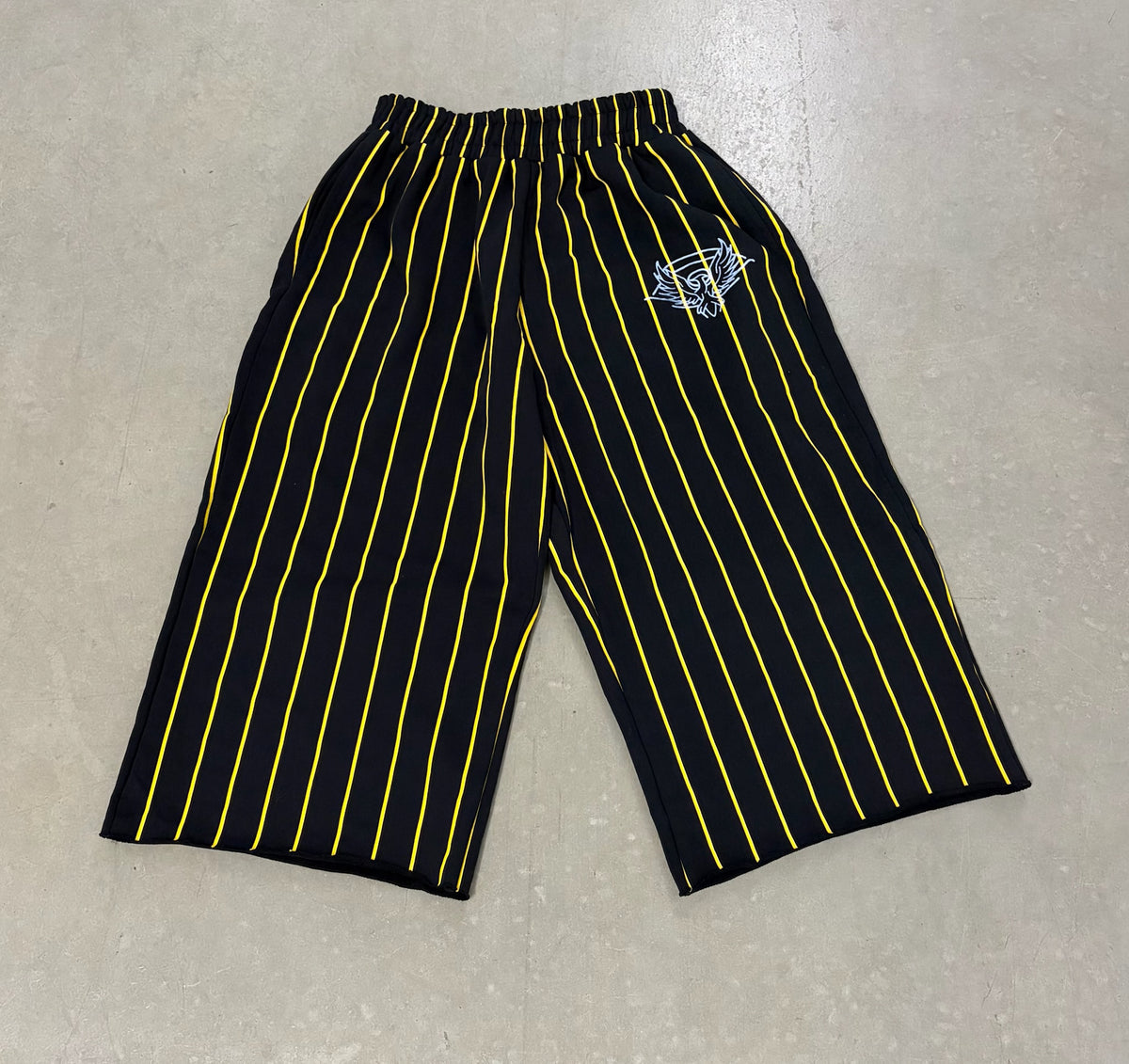 Long Shot Yellow Striped Shorts