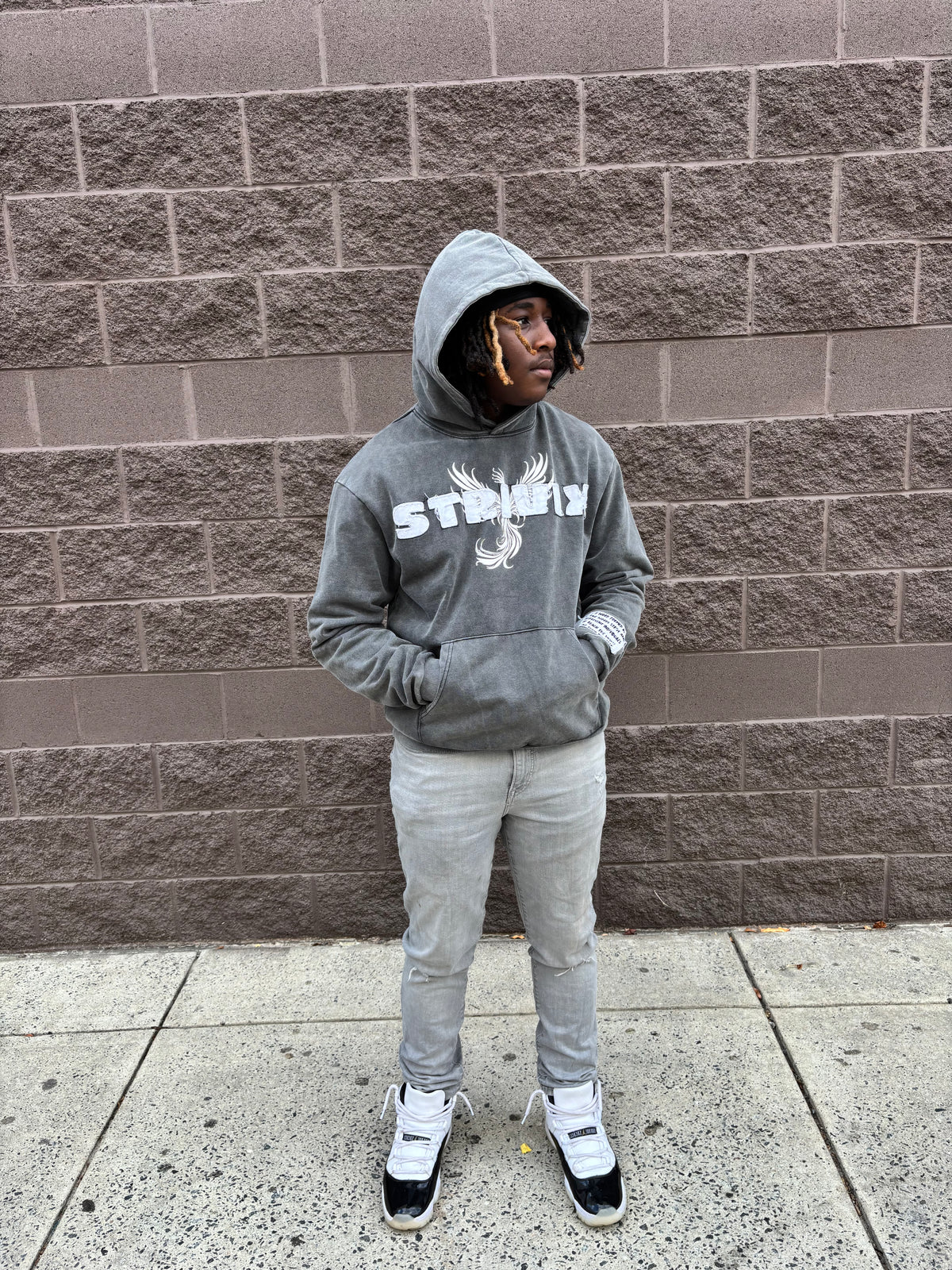 Grey Definition Hoodie